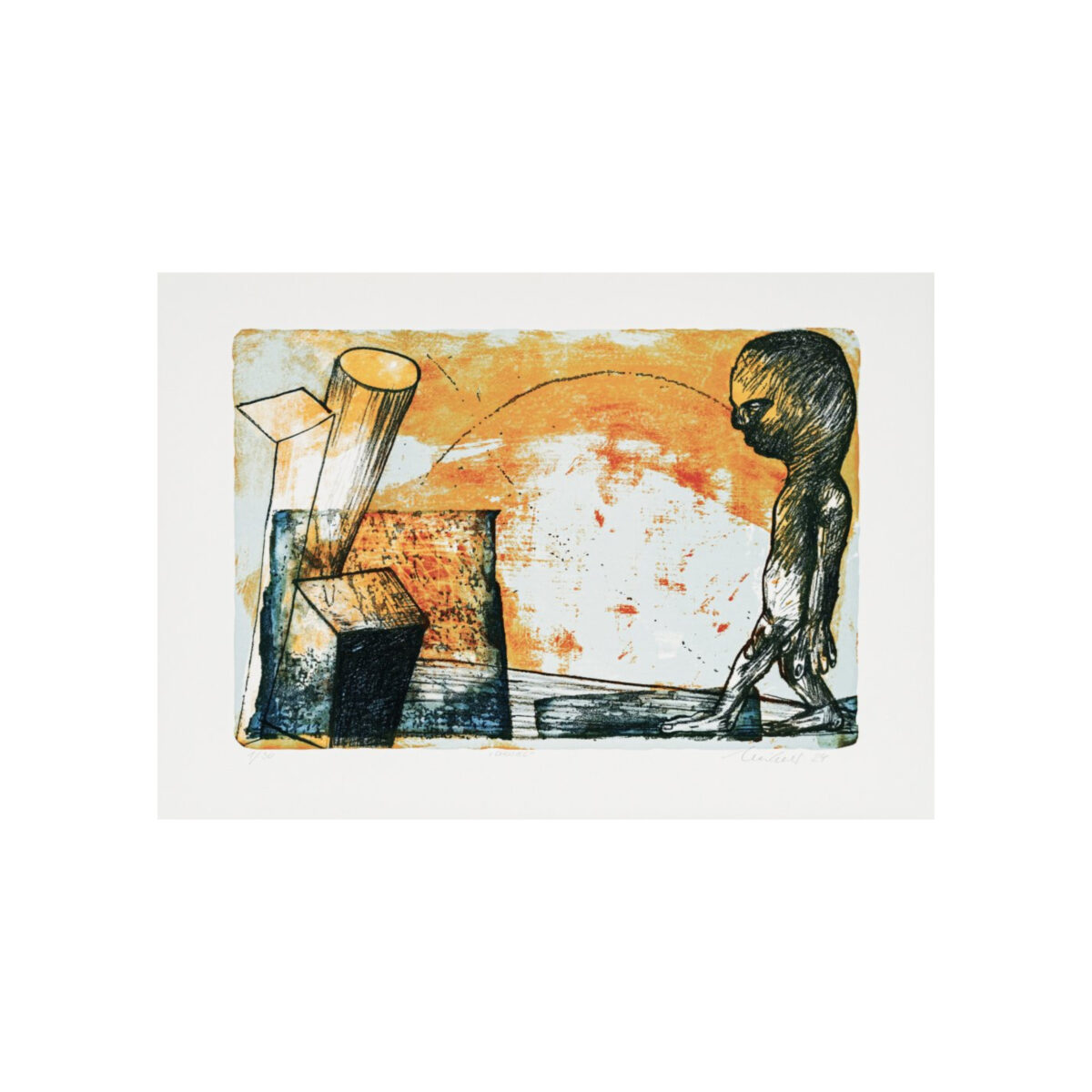 Stefan Milkov - Litografie z alba Kafka 100